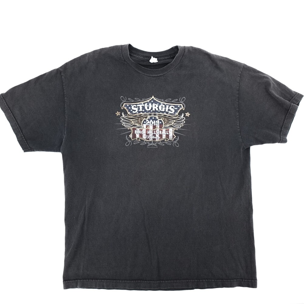 Sturgis Black Hills Rally 2011 Shirt Adult Extra Large Biker Alstyle 75th year